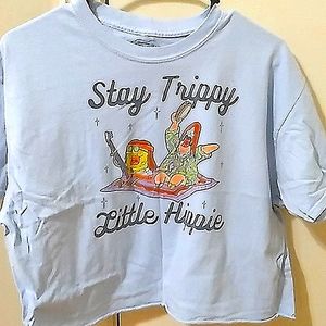 Cropped SpongeBob tee